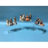 Twelve various Royal Doulton Bunnykins figures