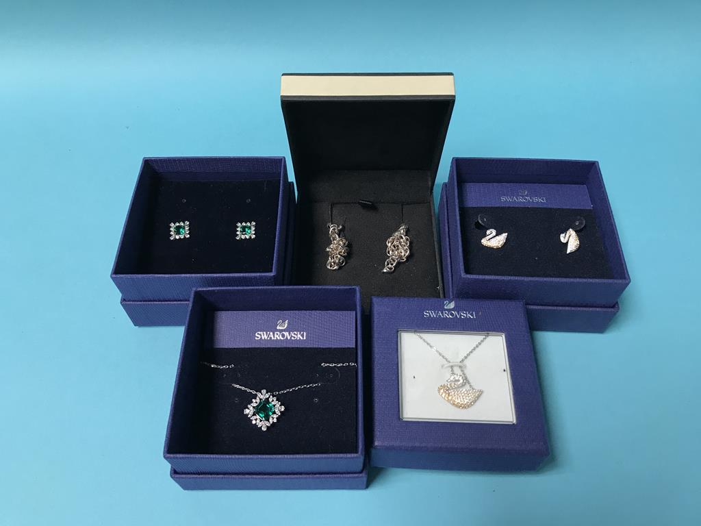 A collection of Swarovski jewellery