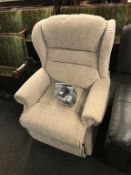 A Sherborne rise and recliner (as new)