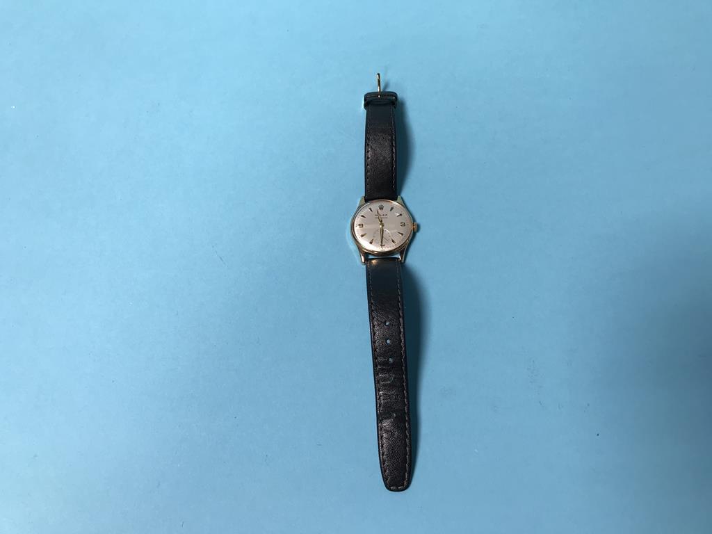 A gents 9ct gold Rolex precision wristwatch, 31mm case - Image 3 of 3