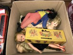 Various dolls and Pelham Puppets