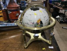 A gemstone Globe