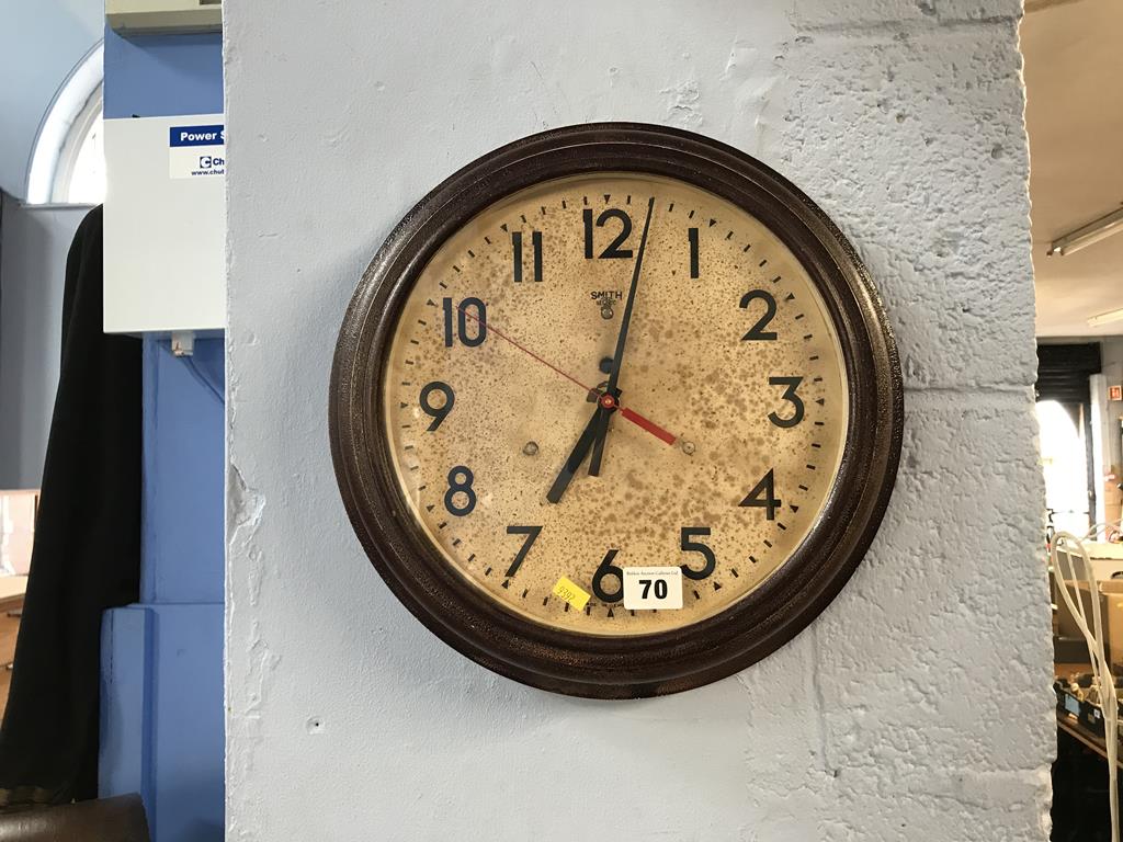 A Bakelite Smiths wall clock