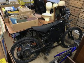 A Surron electric motorbike