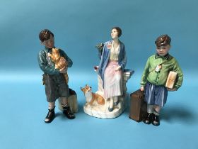 Three Royal Doulton figures