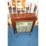 An Edwardian Sutherland table and fire screen