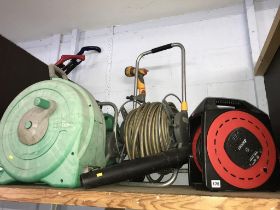 Various hose reels etc.