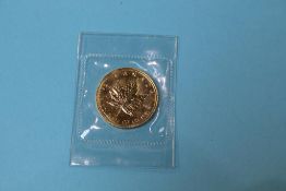 A 1/4oz Canadian fine gold coin
