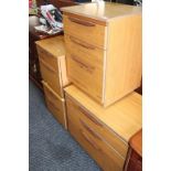 Four chests of drawers