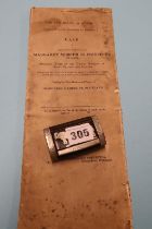 Ephemera, House of Lords case, before the Privileges Committee and a snuff box