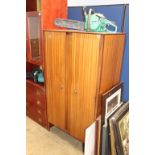 A teak wardrobe