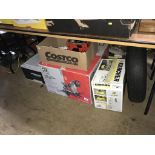 A Karcher and Mitre saw etc.