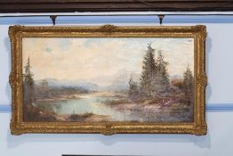 O.C. Schulster, oil, signed, landscape