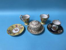 A collection of early 20th century Dresden porcelain etc.
