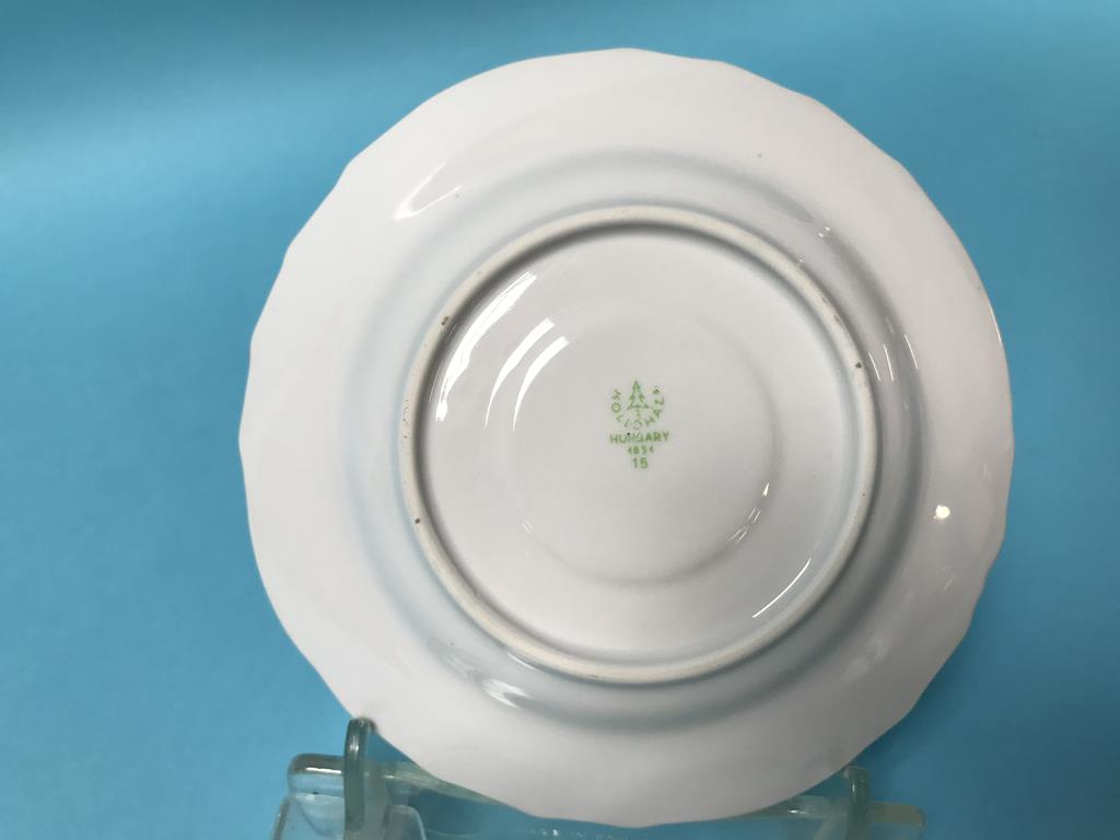 A large Hollohaza dinner service - Image 2 of 5