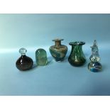 Collection of Mdina glassware