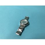 A gents Maurice La Croix stainless steel wrist watch