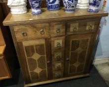 A modern chest of drawers, 116cm wide