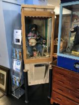 A large cased Automaton of a Hill Billy Country Singer