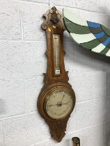 Oak barometer