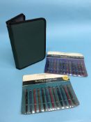 Fountain Pens: Conway Stewart Academy Cartridge Fountain set, 12, original packaging and Conway