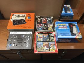 A boxed Binatone TV game etc.