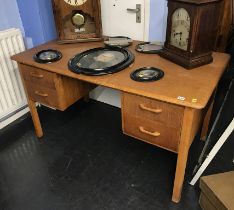 An oak desk