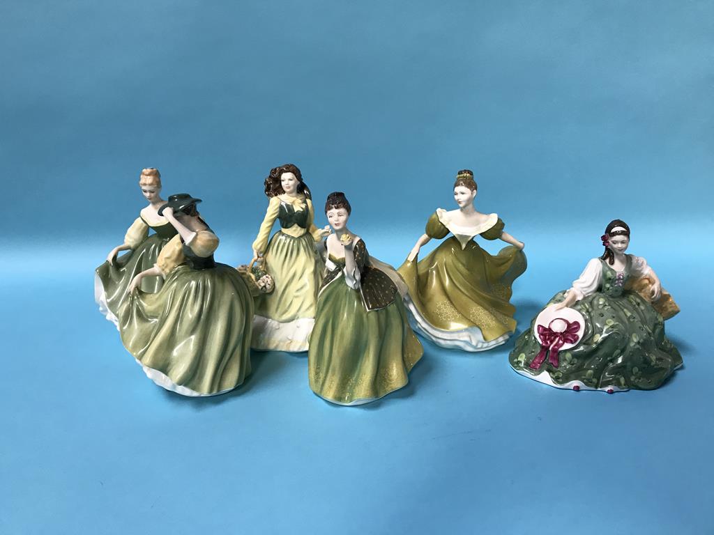 Six Royal Doulton figurines