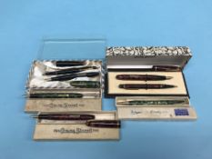 Fountain Pens: Conway Stewart 14, boxed, Conway Stewart, boxed, 1950, No. 15, Conway Stewart, boxed,