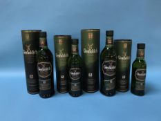 Four bottles of Glenfiddich single malt whisky
