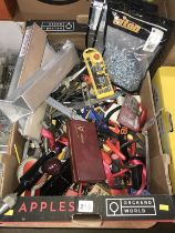 A box of hand tools