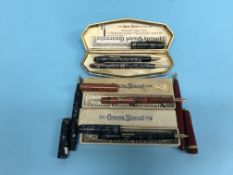 Fountain Pens: Conway Stewart, boxed, 1951, No. 24, Conway Stewart, No. 57, Conway Stewart, boxed,