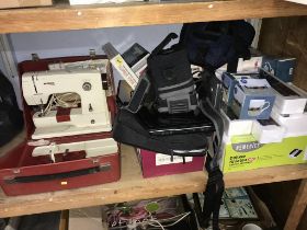 Bernina sewing machine, lap top etc.