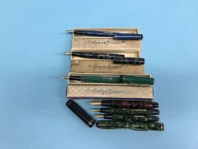 Fountain Pens: Conway Stewart, boxed, ‘The Conway’, 1948, Conway Stewart, boxed, 1928, unnumbered,