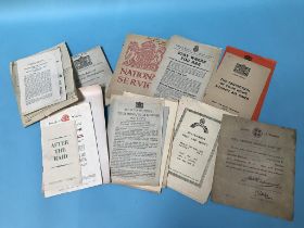 Collection of Civil Defence ephemera etc.