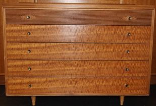 A teak 'Hamilton' bedroom suite, designed by Robert Heritage for Archie Shine comprising: three