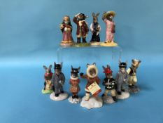 Eleven boxed Royal Doulton Bunnykins figures