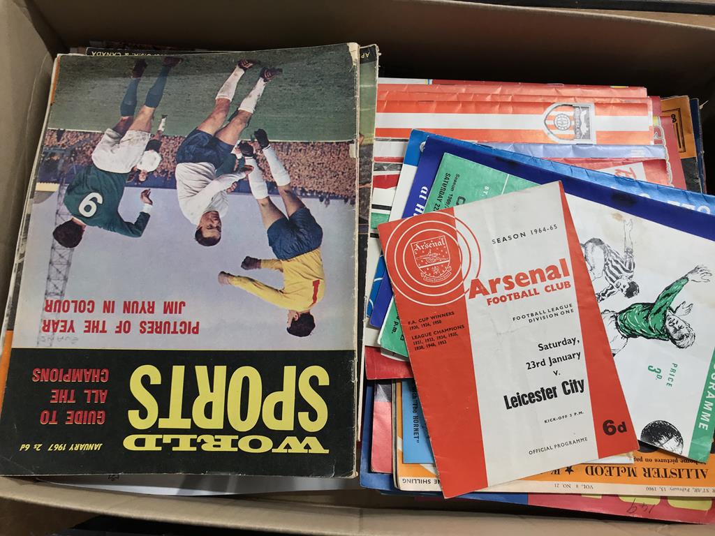 Two boxes of old Football Programmes - Image 3 of 5