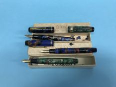 Fountain Pens: Conway Stewart, boxed, 1942, ‘The Dandy’, Conway Stewart, boxed, 1940, ‘The Dandy’,