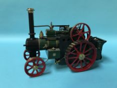 A small spirit driven traction engine 'Titan', 29cm long