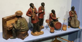 Five piece model Jazz Band