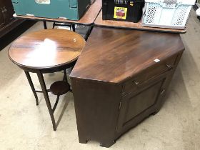 Edwardian circular occasional table etc