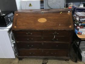 Georgian mahogany bureau