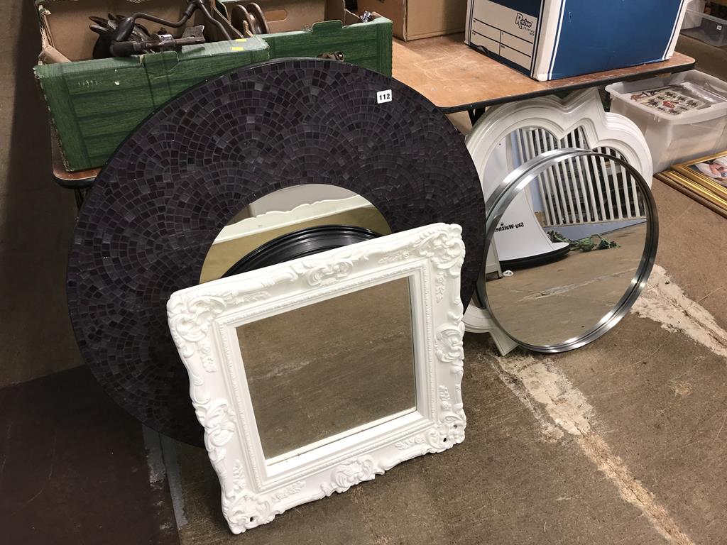 Quantity of decorative mirrors
