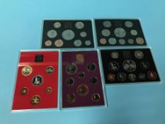 A collection of proof coins