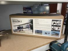 Two boxed model planes