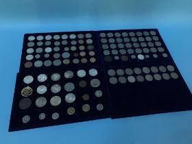 A cased coin collection