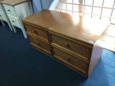 Pair of bedside drawers