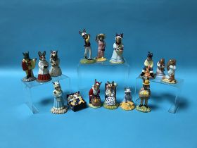 Fifteen Royal Doulton Bunnykins figures