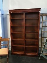 Reproduction mahogany bookcase